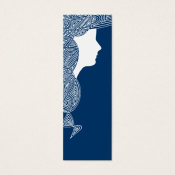Lady - Custom Color Mini Bookmarks by scribbleprints at Zazzle