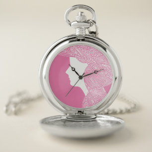 Lady (Custom Color) Pocket Watch