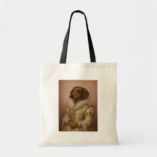 Lady Dachshund Tote Bag