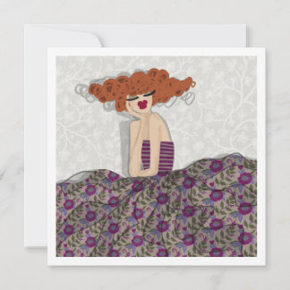 Lady Daisy Daydream Fairy Floral Fashion Art Card