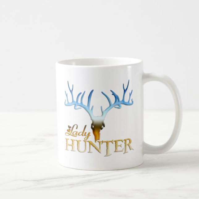 LADY DEER HUNTER COFFEE MUG (Right)