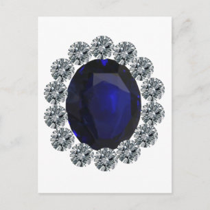 Lady Diana Engagement Ring Announcement Postcard