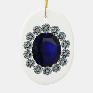 Lady Diana Engagement Ring Ceramic Ornament