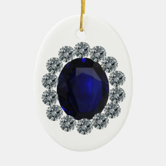 Lady Diana Engagement Ring Ceramic Ornament