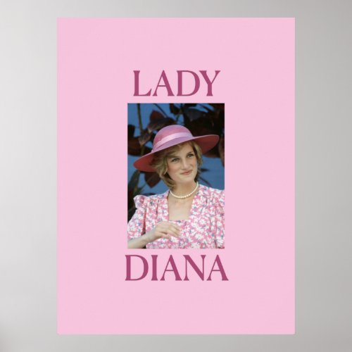 Lady Diana Poster