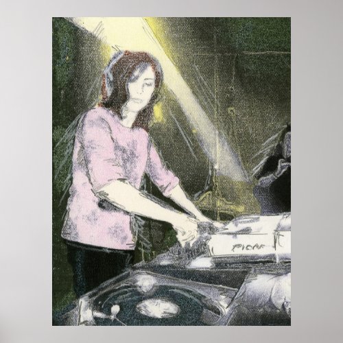 Lady DJ Poster