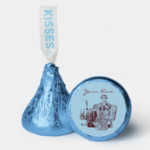 Lady drinks tea Hershey's Candy Favors