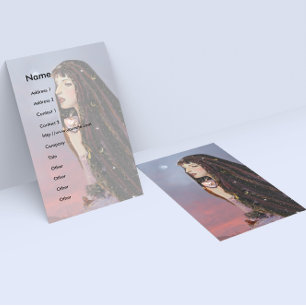 Lady Dusk Business Card