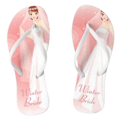 LADY ELEGANCE COLLECTION _  Bride  Flip Flops