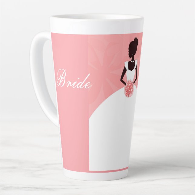 Lady Elegance Collection Latte Mug (Left Angle)