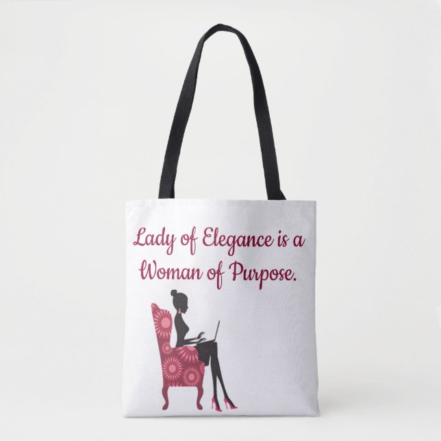 Lady Elegance Collection Tote Bag (Front)
