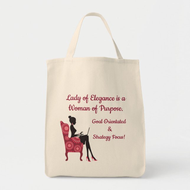Lady Elegance Collection Tote Bag (Front)