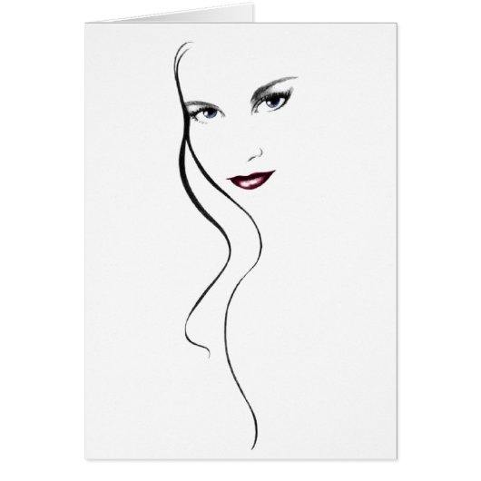 Lady face cards (Front)