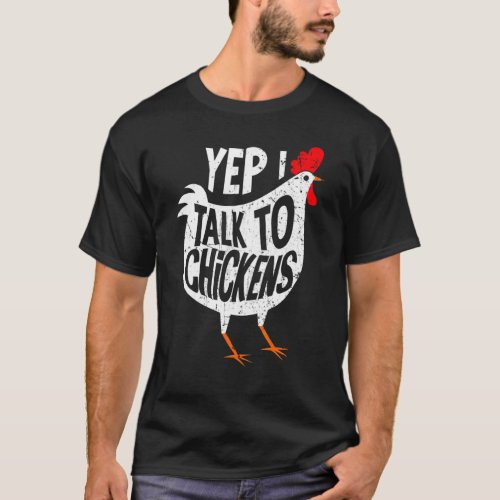 Lady Farmer Chicken Idea T_Shirt