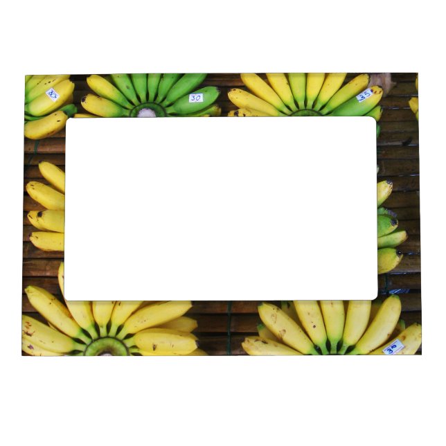 Lady Finger Bananas ~ Egg Banana (กล้วยไข่) Magnetic Photo Frame (Front)