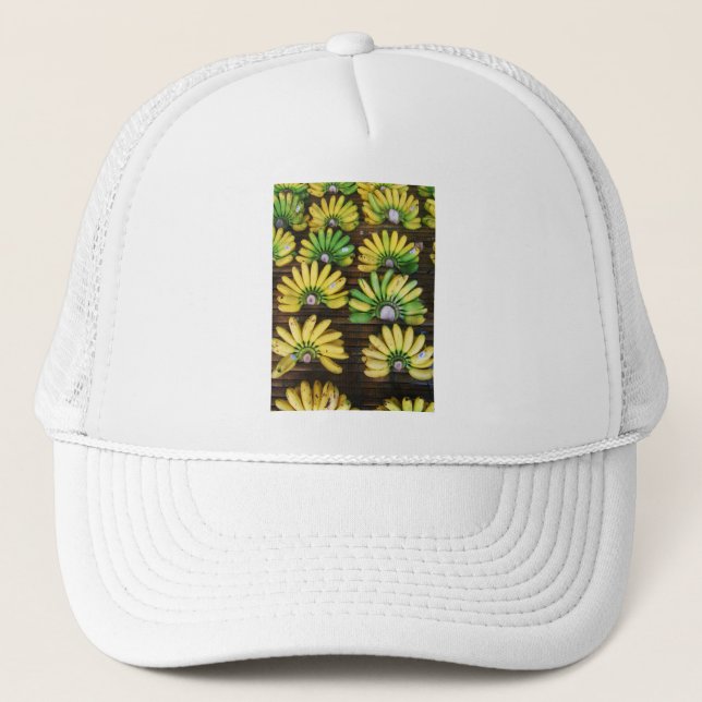 Lady Finger Bananas ~ Egg Banana (กล้วยไข่) Trucker Hat (Front)