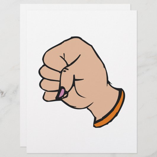 Lady Fist (Front/Back)