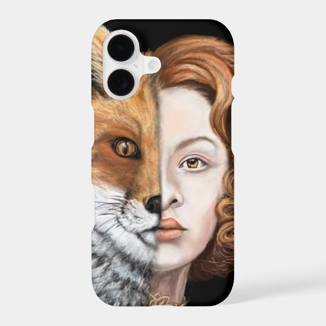 Lady Fox iPhone Case (Back)