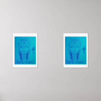 Lady Galactic Being Wall Art Sets