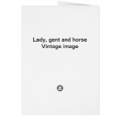 Lady, gent and horse (Back)
