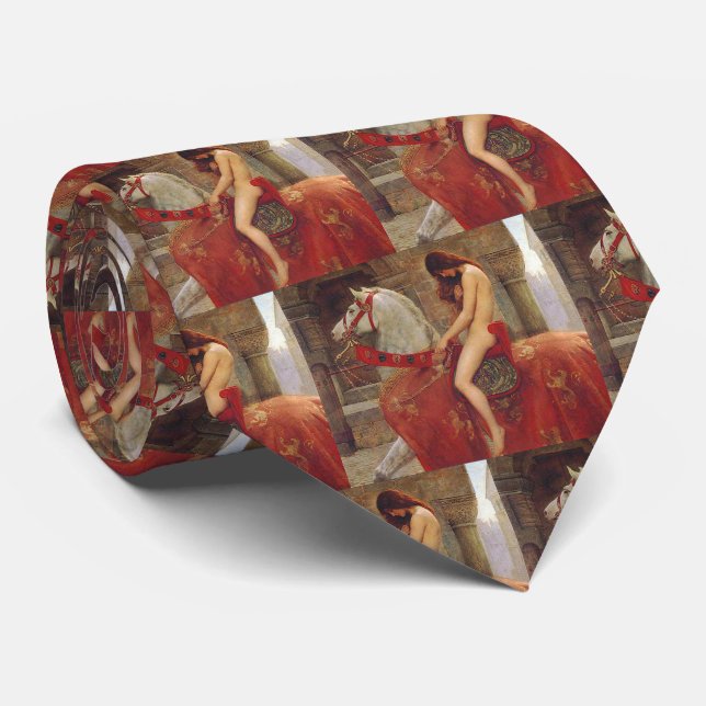 “ Lady Godiva ” by John Collier ネクタイ Neck Tie (Rolled)