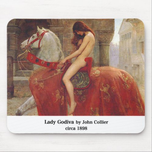 Lady Godiva by John Collier Mouse Pad