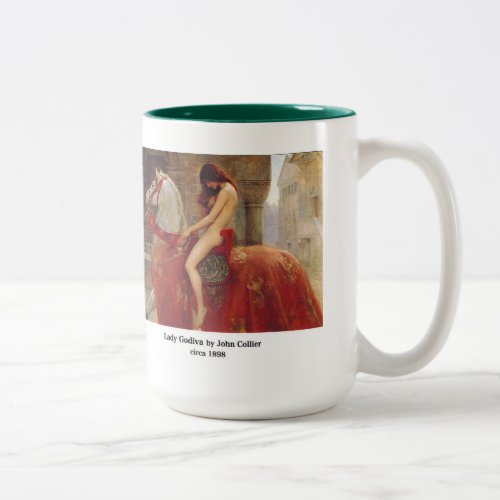 Lady Godiva by John Collier Two_Tone Coffee Mug