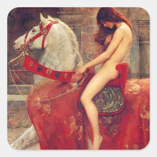Lady Godiva Stickers (Front)