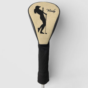 Lady Golf Sports Design Leather Look Personal Head Cover