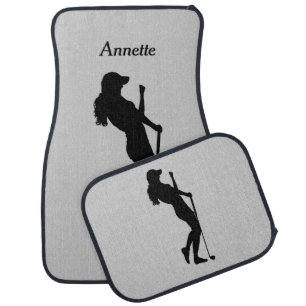 Lady Golf Sports Design Personal Car Floor Mat