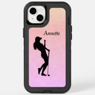 Lady Golf Sports Design Personal OtterBox iPhone