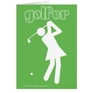 Lady-Golfer-color Cards