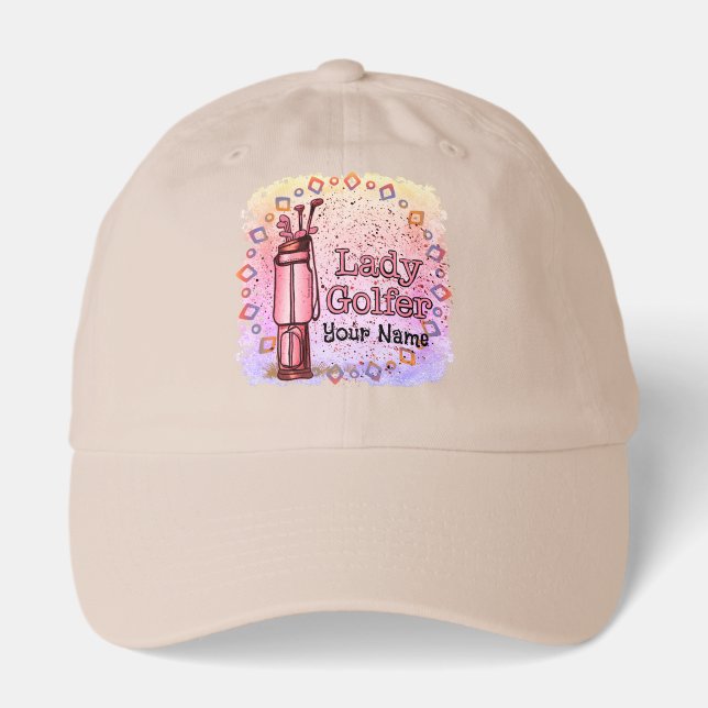 Lady Golfer golf hat (Front)