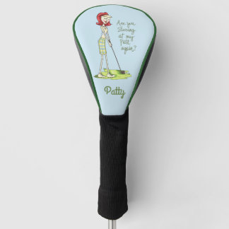 Lady Golfer Personalized Golf Head Cover