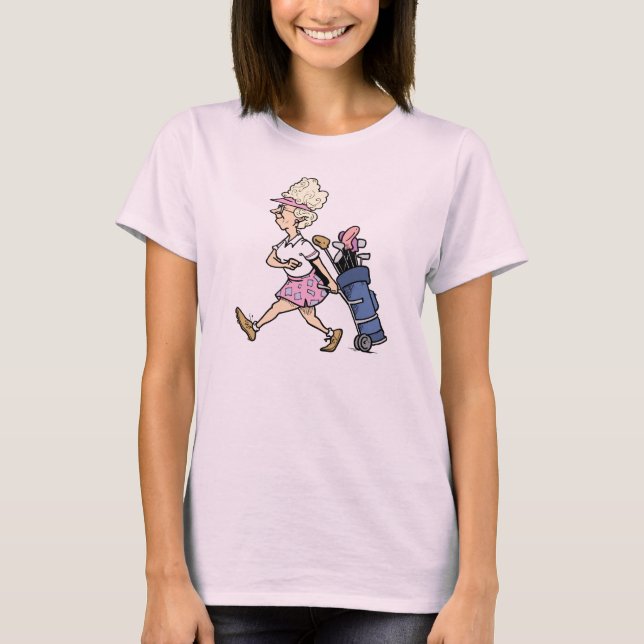 Lady Golfer Tshirts and Gifts (Front)