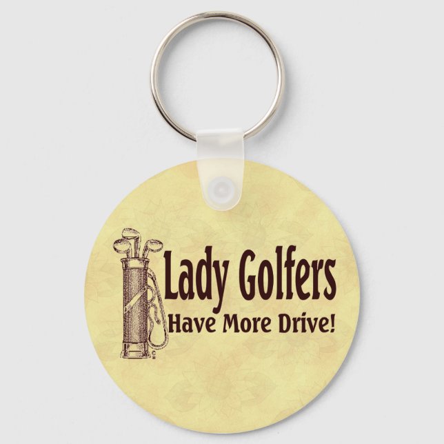 Lady Golfers Keychain (Front)