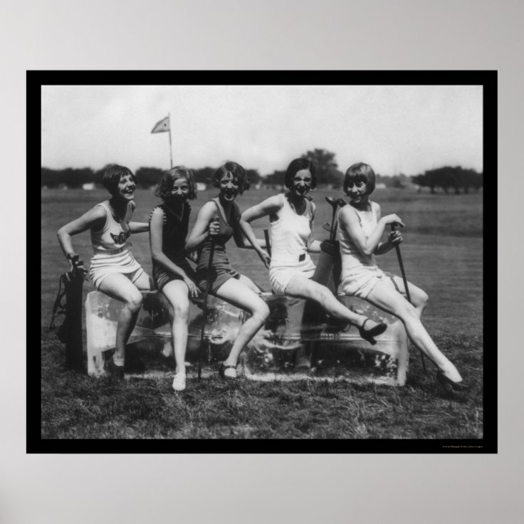 Lady Golfers Love Ice 1926 Poster | Zazzle