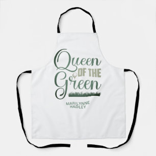 Lady Golfers Queen Of The Green Apron