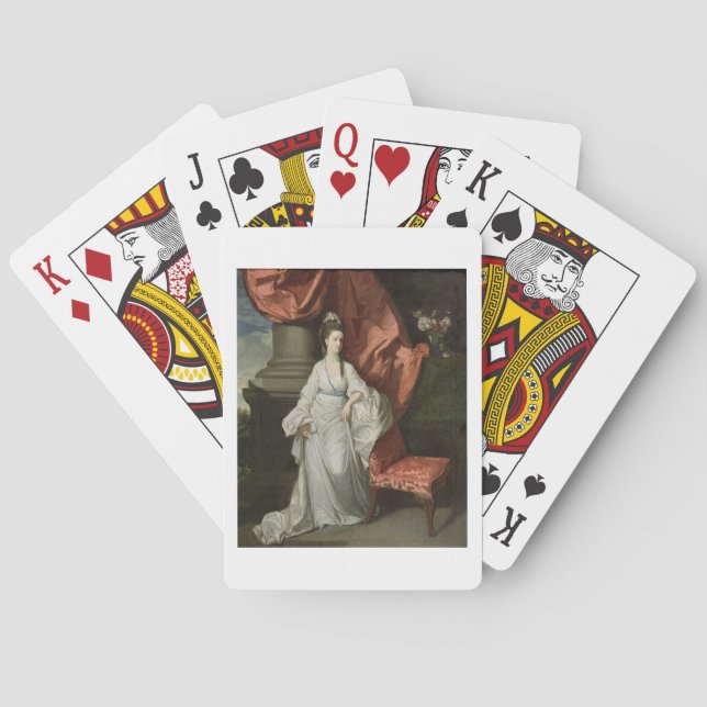 Lady Grant, Wife of Sir James Grant, Bt., 1770-80 Poker Cards (Back)