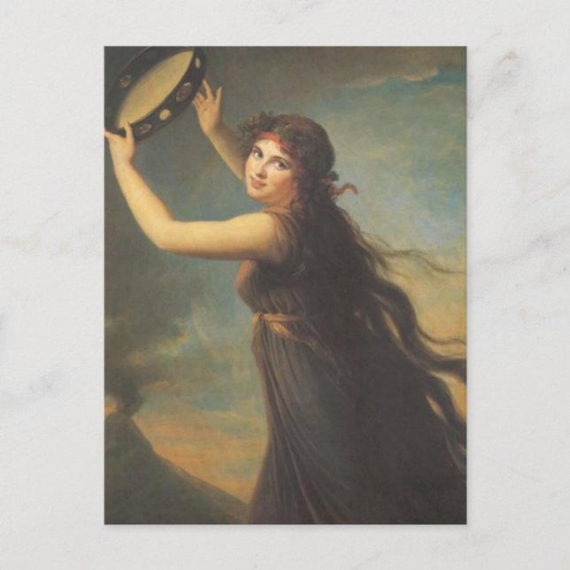 Lady Hamilton by Elisabeth Vigee Le Brun  Postcard (Front)