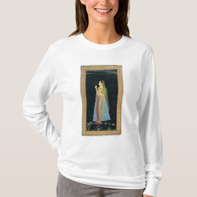 Lady holding a blossom, from the Small Clive Album T-Shirt (Front)