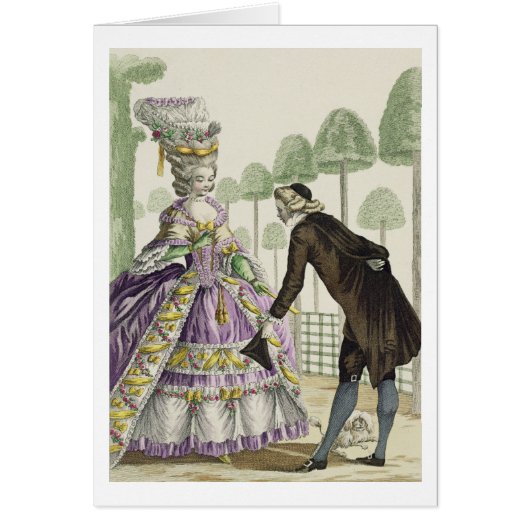 Lady in a Lilac Dress Promenades in the Gardens of (Front)