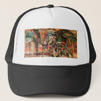 Lady in a Purple Dress Trucker Hat