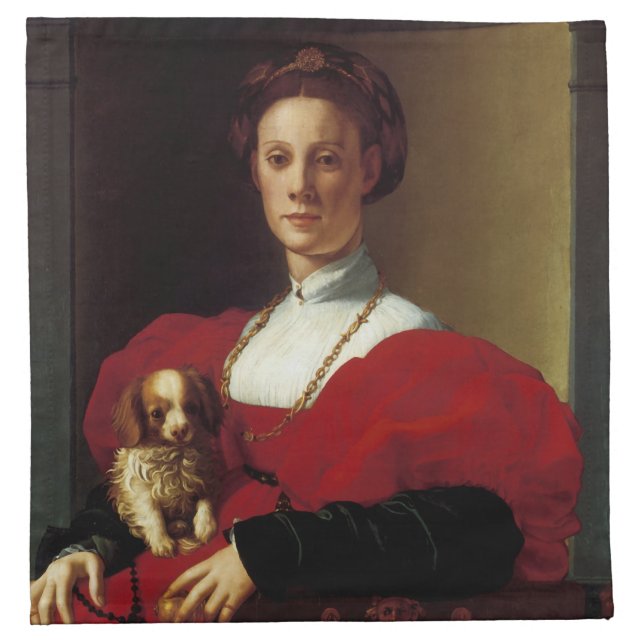 Lady in a Red Dress Napkin (Front)