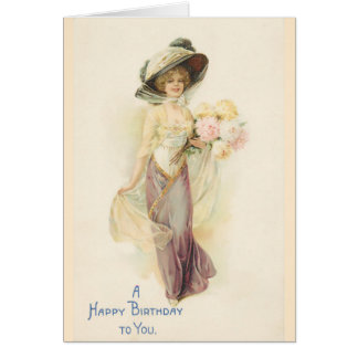 Lady in Beige and Brown Cards