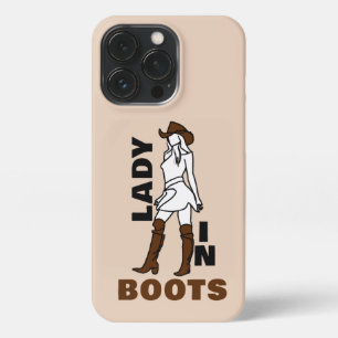Lady in boots Girly savage iPhone 13 Pro Case