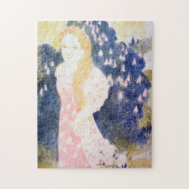 Lady in Pink Dress, Maurice Denis Jigsaw Puzzle (Vertical)