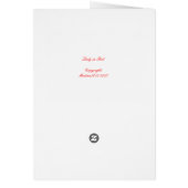 lady in red cards (Back)