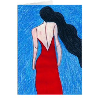 lady in red cards