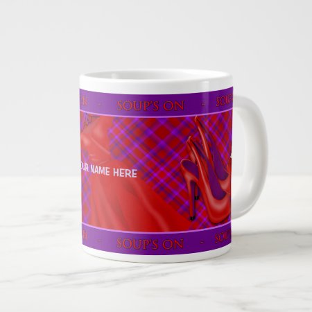 Lady In Red Jumbo Soup Mug - Accessories